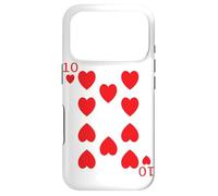 Ten 10 of Hearts Funny Easy Halloween Costumes Front & Back Case for iPhone 17 Pro