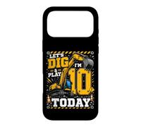 Ten 10th Birthday Excavator Construction 10 Year Old Boys Case for iPhone 17 Pro Max