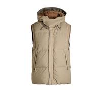 Ten C Boreal Hooded Shell Gilet - Light Grey - 52 (UK42 / XL)