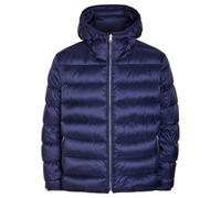 Ten C Padded Hooded Nylon Jacket - Navy - 46 (UK36 / S)