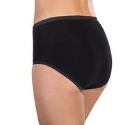 Ten Cate Luxury Cotton Satin Band Midi Briefs (Black, XXL)