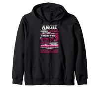 Ten Facts About Women Name Is Angie Gift First Name Zip Hoodie