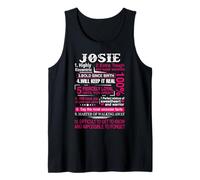 Ten Facts About Women Name Is Josie First Name Gift Tank Top
