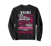 Ten Facts About Women Name Is Vicki Gift First Name Sweatshirt
