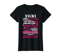 Ten Facts About Women Name Is Vicki Gift First Name T-Shirt