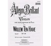 Ten Have: Allegro Brillante Op.19 (Violin & Piano)