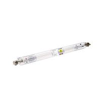 TEN-HIGH CO2 Glass Laser Tube 50W 800mm Length, Dia 50mm Red Heart Coating Tube for Laser Engraving Cutting Machine