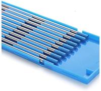 TEN-HIGH TIG Tungsten Electrodes, Lanthanum 2%, WL20(Blue) Lanthanum Tungsten Electrode, 2.0mm x175mm 10pcs Pack.
