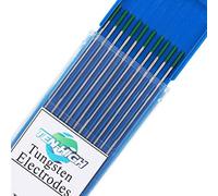 TEN-HIGH TIG Tungsten Electrodes Pure WP Welding (Green) 10 Pieces Per Pack