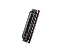 Ten Hole Harmonica Professional F Key And Other Keys Blue And Black Instrument Playing Practice harmonica Professional Instrument(10DBk paddy)