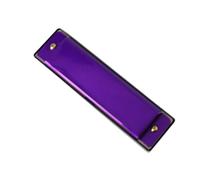 Ten Hole Single Row Untuned Harmonica Music Instrument For Beginners(Purple)