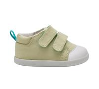 Ten Little First Walker Baby Toddler Shoes for Boys Girls Lightweight Breathable Cotton Baby Walking Shoes Non-Slip Wide Feet Walking Shoes, Sage green, 3.5 Toddler
