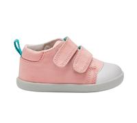 Ten Little First Walker Kids Trainers Shoes for Baby & Toddler Boys & Girls Lightweight Flexible Breathable Cotton Non-Slip Rubber Sole Wide Feet, pink, 5.5 Toddler