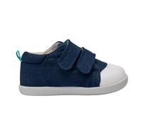 Ten Little First Walker Kids Trainers Shoes for Baby & Toddler Boys & Girls Lightweight Flexible Breathable Cotton Non-Slip Rubber Sole Wide Feet, navy, 3.5 Toddler