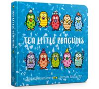 Ten Little Penguins Board Book: (Ten Little)