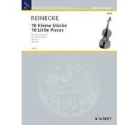 Ten Little Pieces op. 213 Carl Reinecke Book [Softcover] Viola and Piano Schott