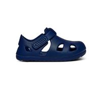 Ten Little Splash Sandals for Baby Toddler and Little Kid - Adjustable Closed-Toe Water Sandals for Boys and Girls - Lightweight Quick-Dry Flexible EVA with Traction, Nautical Navy, 12 Months Toddler