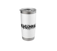 Ten Lords A Leaping Cut-Out Stencil-Style 5 Stainless Steel Insulated Tumbler