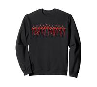 Ten Lords A Leaping Cut-Out Stencil-Style 6 Sweatshirt