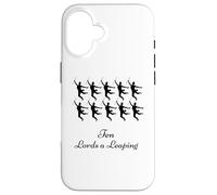 Ten Lords Leaping Shirt Twelve Days of Christmas Case for iPhone 16
