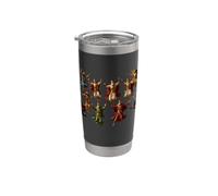 Ten Lords Leaping: The Ten Commandments Vector Design Stainless Steel Insulated Tumbler