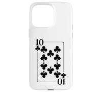 Ten of Clubs | Modern Royalty Royal Flush Group Costume Case for iPhone 15 Pro Max