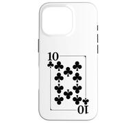 Ten of Clubs | Modern Royalty Royal Flush Group Costume Case for iPhone 16 Pro