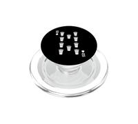 Ten Of Cups Coffee Tarot Barista Playing Card Latte PopSockets PopGrip for MagSafe