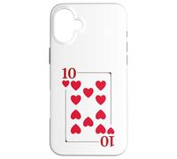 Ten of Hearts | Modern Royalty Royal Flush Group Costume Case for iPhone 16 Plus