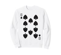 Ten of Spades | Royal Flush Group Costume Playing Card Sweatshirt
