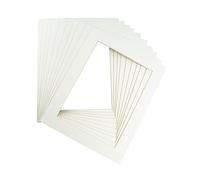 Ten Pack of Antique/Off White Picture/Photo Mount Size 7x9" to fit Image Size 4x6"