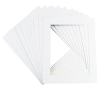 Ten Pack of Pure White Mounts Size 16X20" to fit Image Size 12X16"