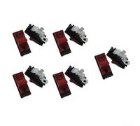 Ten Pack Red Rocker Stop Start Switch Compatible With 365 371 372 336 385 390 Chainsaw Models Replaces 503718201 503098301 Safety Part(Feet pointing down)