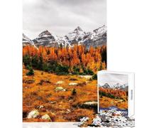 Ten Peaks Valley Autumn 1000 Pieces Jigsaws Adults Puzzles Gifts Mindful Soothing Leisure Game Soothing Stress Free Play (38x26cm)