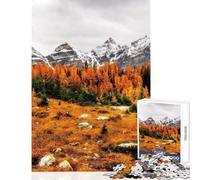Ten Peaks Valley Autumn Jigsaw Puzzles 1000 Piece for Adults Enhance Focus for Better Performance Quiet Soothing Playtime Fun (38x52cm)