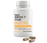 Ten Percent Club Ashwagandha Capsules, Mental Clarity & Calm Focus - High Strength 500mg Adaptogen Supplement, Cortisol Reduction, Stress Relief, Natural Relaxation & Mood Support - 90 Capsules