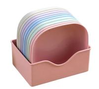 Ten Piece Food Bowl Group for Kittens, Shallow Wide Access Feeders, Fast Water Serving Pack, Organized Daily Portions, Indoor Feeding Feline Bowl Shallow Feeder Kitten Dining Wide Opening Feeding