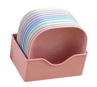 Ten Piece Food Bowl Group for Kittens, Shallow Wide Access Feeders, Fast Water Serving Pack, Organized Daily Portions, Indoor Feeding Feline Bowl Shallow Feeder Kitten Dining Wide Opening Feeding