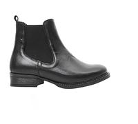Ten Points - Women's Pandora Chelsea Boots Tanned Leather - Casual boots size 3,5-4,5, grey/black