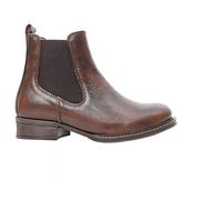 Ten Points - Women's Pandora Chelsea Boots Tanned Leather - Casual boots size 6-6,5, brown/grey