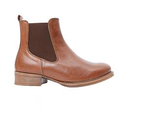 Ten Points - Women's Pandora Chelsea Boots Wool - Winter boots size 5-6, brown