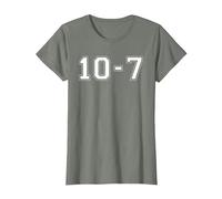 Ten Seven Police Code T-Shirt Out of Service T-Shirt, Women, Olive Heather, 3X-Large