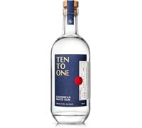 Ten To One Caribbean Smooth White Rum, Craft Rum, Small Batch 45% ABV