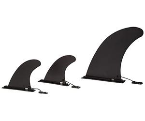 Ten Toes Board Emporium Stand Up Paddleboard Replacement Fins - Black, One Size