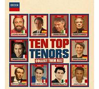 Ten Top Tenors [2 CD] by Luciano Pavarotti, Jos?Carreras, Rolando Villaz?, Joseph Calleja, Fritz Wunder (2015-12-18)