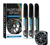 Ten Treasure Magic Car Scratch Repair Pen - Fix Rim Scratches In Minutes, Permanent & No-Drip Formula, Curb Rash Repair Kit, Wheel Scratch Repairs Kit For Curb Rash & Scratches (3Pcs)