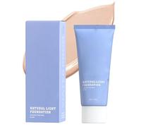 Ten Twenty Liquid Foundation - Ten Twenty Full Coverage Waterproof Liquid Foundation, Natural Matte Finish All Day, Buildable Coverage, Waterproof & Sweatproof, Gentle on All Skin Types (Ivory)