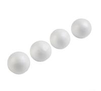 Ten White Foam Balls for DIY Craft Projects, Model Making, Educational Tools, and Event Decorations, Solid Round Spheres for Creative Use (5cm)