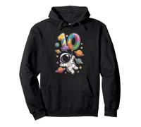 Ten Year Old Astronaut Space Explorer Design Pullover Hoodie