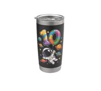 Ten Year Old Astronaut Space Explorer Design Stainless Steel Insulated Tumbler